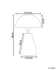 Table Lamp PALMIET Metal Black_931039