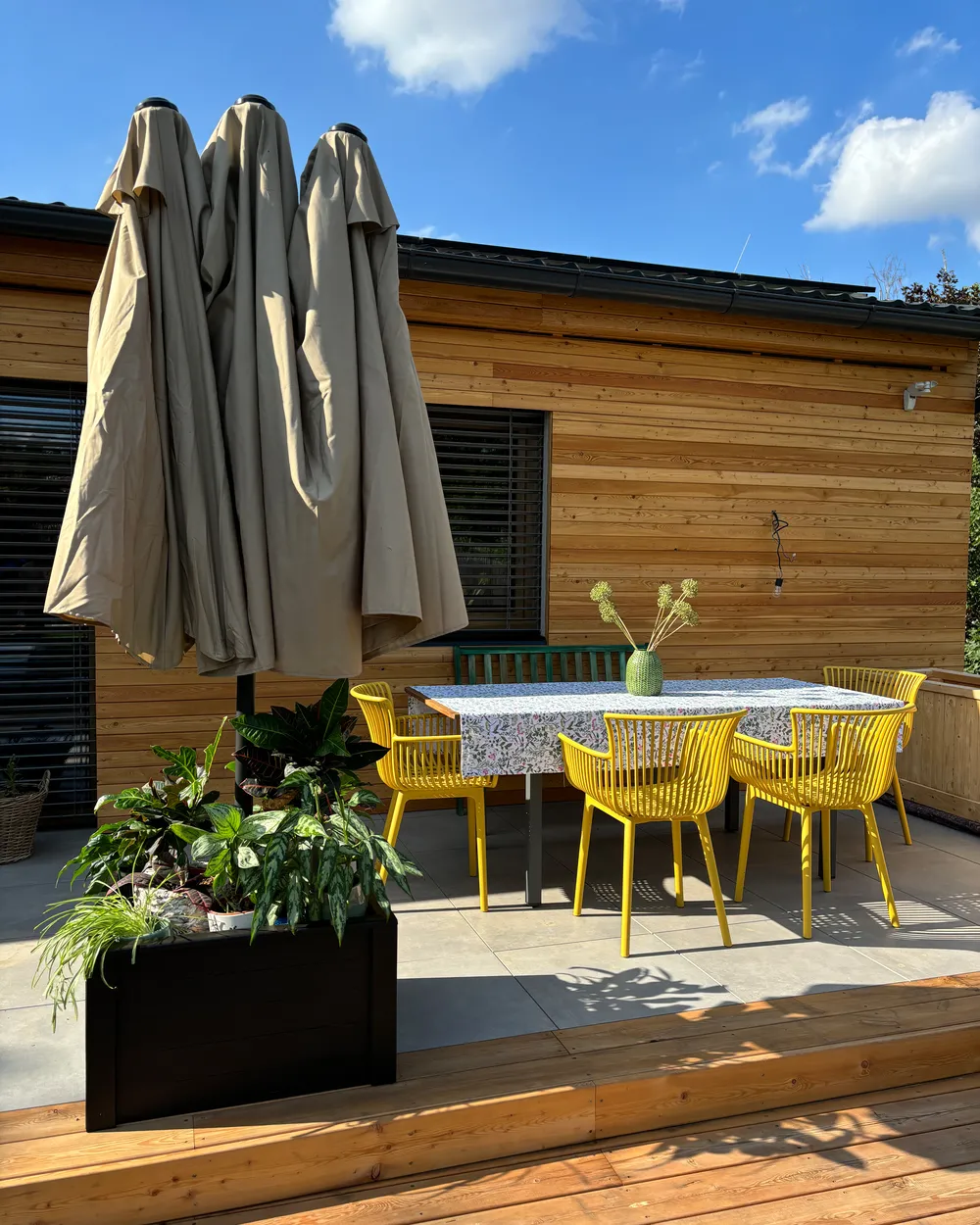 Patio Parasol 460 cm SIBILLA Beige_927440