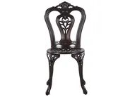 Bistro Set BOVINO Metal Dark Brown_797595