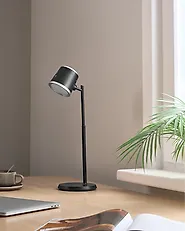 Trådlös LED-bordslampa LIBRA med dimmer Svart_1186964