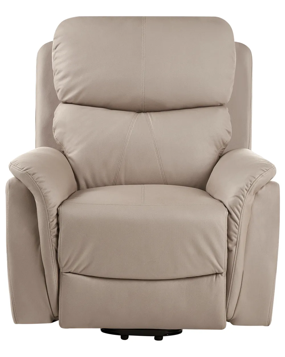 Elektrisk reclinerfåtölj GLORIE med massagefunktion Taupe_953483