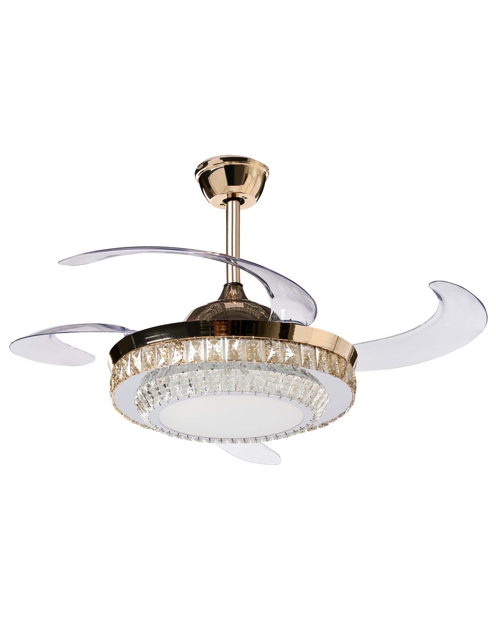Ceiling Fan with Light ASHLEY with Remote LED Gold