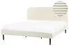 Säng med lamellram Manchester FLAYAT 180 x 200 cm Off-White