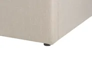 Ottoman Bed without Headboard DINAN Fabric Light Brown 140 x 200 cm (EU Double)_1002175
