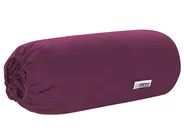 Fitted Sheet JANBU 180 x 200 cm Cotton Burgundy_845824