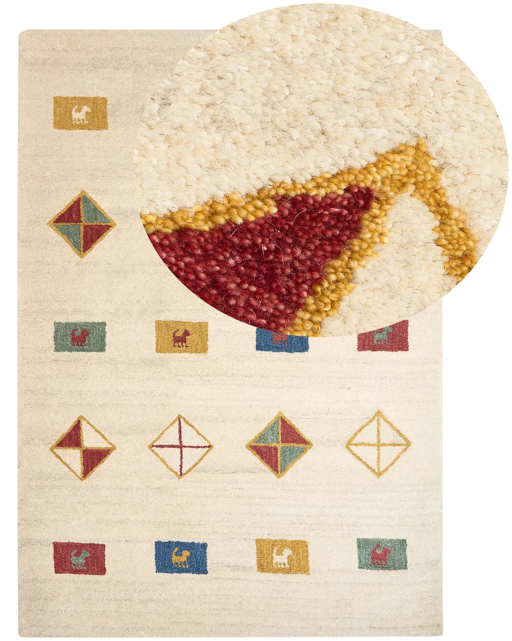 Matto MISINLI Beige 160 x 230 cm gabbeh Villa