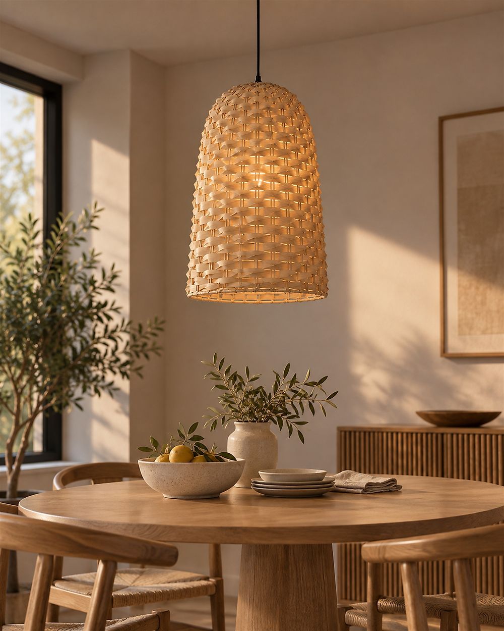 Pendant Lamp KERIO Bamboo Natural
