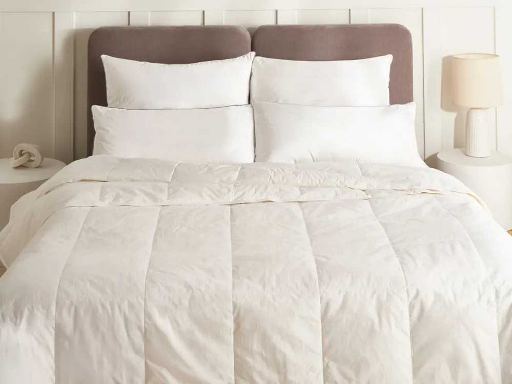 Double-Layered Duvet Duck Feathers and Down 4.5 TOG + 4.5 TOG All-Year SERRATO 220 x 240 cm_811313