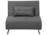 Single Sofa Bed FARRIS Fabric Dark Grey_700031
