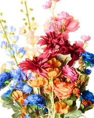 Konstgjord blomsterbukett GRADIL 75 cm Flerfärgad_1028451