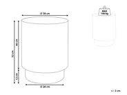 Side Table BICCARI 38 cm 38 cm White_918780