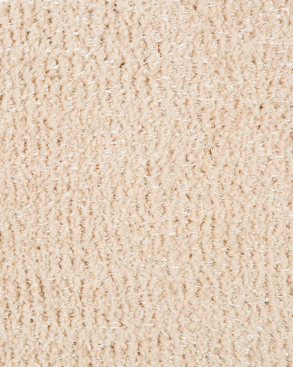 Matta med lång lugg DEMRE Ljusbeige 80 x 150 cm_683496