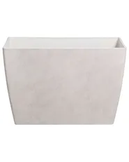 Sett med 2 plantepotter SILENEV 59 cm Lysegrå_1133001