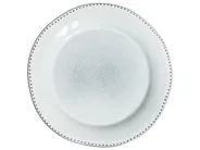 Set med 12 matserviser CHERVIL Stengods Ljusblå_956472