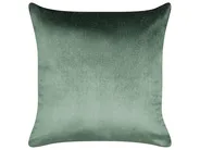 Set of 2 Decorative Cushions ECLIPTA 45 x 45 cm Green Solid_902978