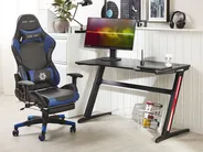 Gaming Desk DARFUR 120 cm 60 cm RGB LED Black_795280