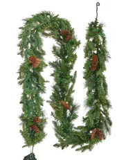 Christmas Garland LED KAMERUN 270 cm Green_881185