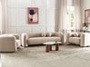 Living Room Set 5 Seater LEIREN Boucle Beige