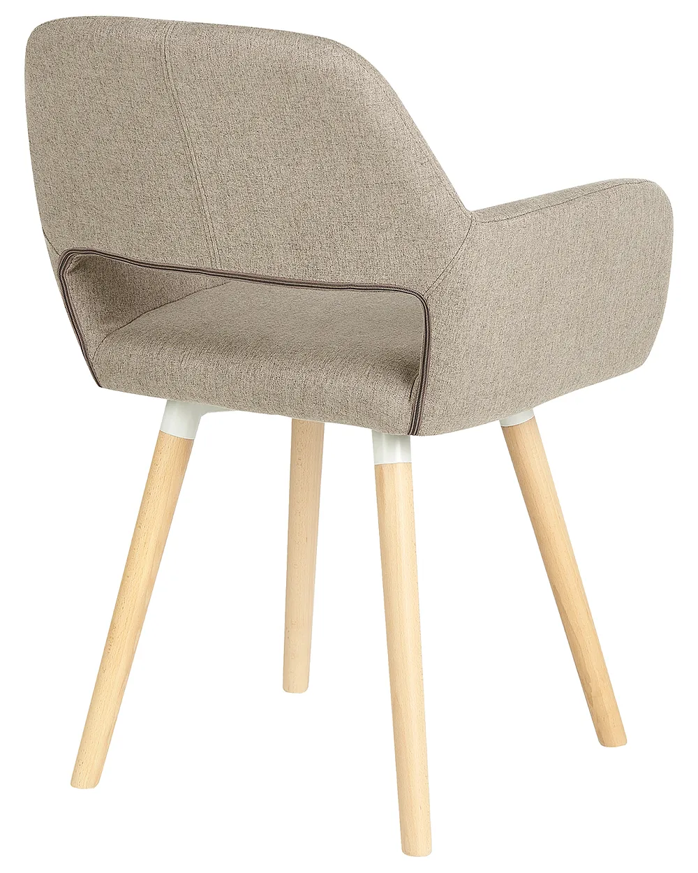 Set med 2 matstolar CHICAGO Taupe_693659