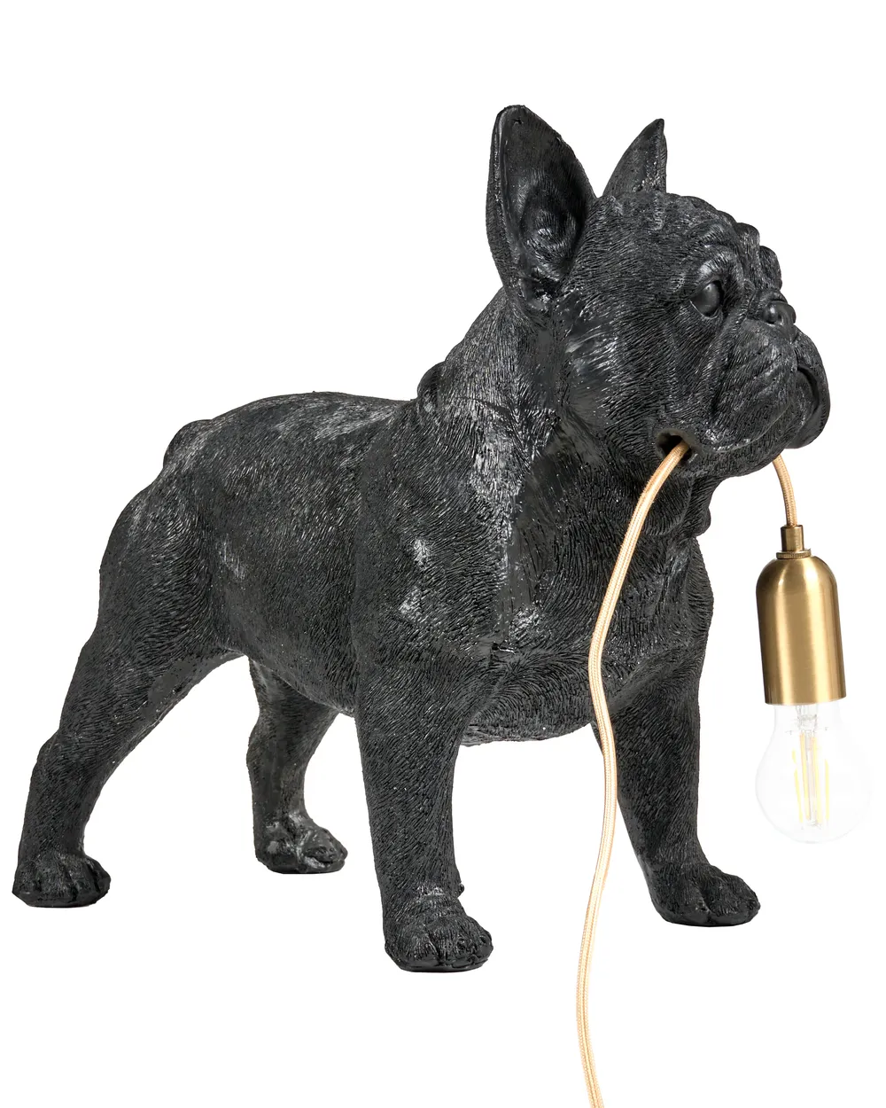 Table Lamp Dog BAXTER Black