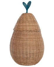 Kids Basket Pear VAGSOY Rattan Natural_838082