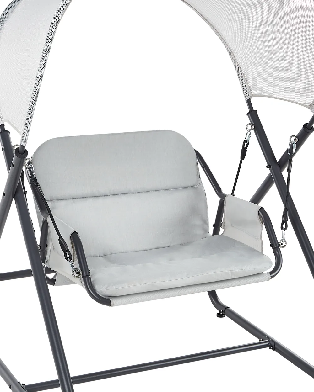 Patio Swing SOLAGNA Metal Light Grey_961739