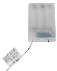Set med 3 hängande dekorationer LED KUNNARI 50/40/30 cm Stjärna Silver_812523
