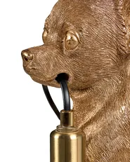 Bordslampa Hund ROCCO Guld_1003475