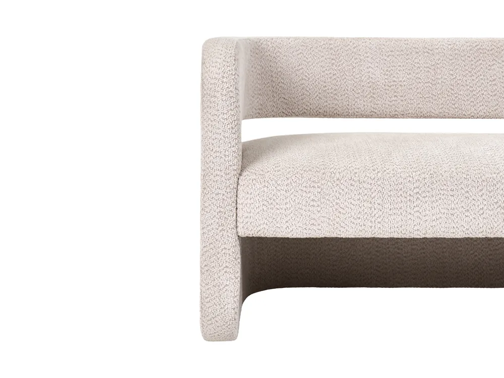 Sofa 2 Seater VIDSEL Chenille Beige_1072850