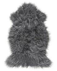 Faux Fur Rug MUNGO Grey 63 x 95 cm_710848