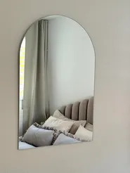 Wall Mirror ANNECY 50 cm 75 cm Silver_1027369