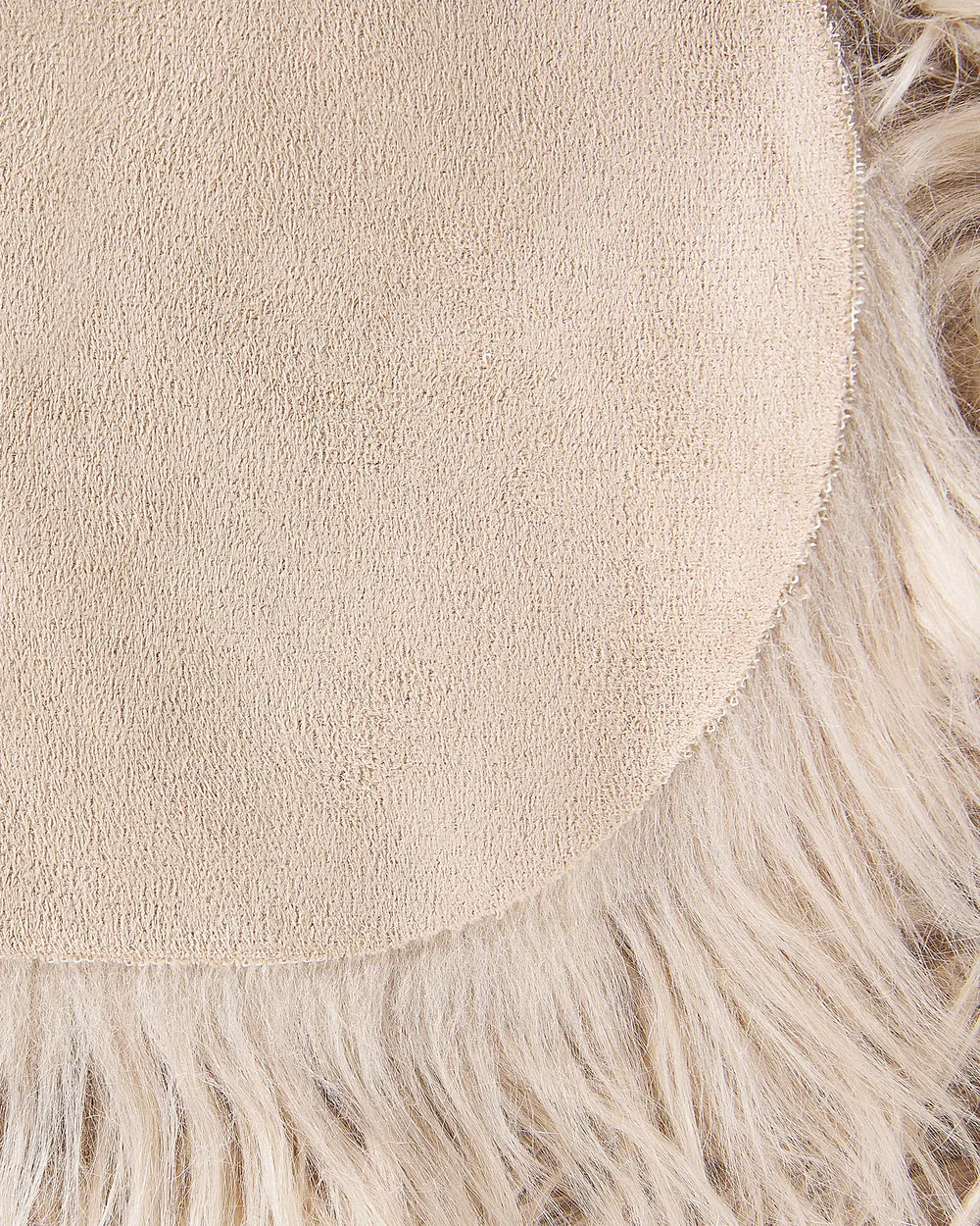 Faux Fur Rug MUNGO Beige 63 x 95 cm_799802
