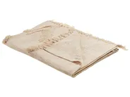 Blanket FATEHPUR Cotton 130 x 180 cm Beige_829208