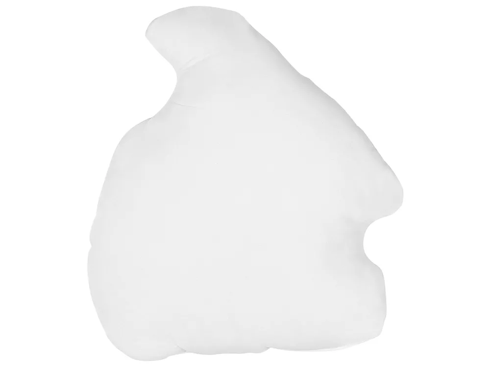 Set of 2 Decorative Cushions KOLKATA Cotton 42 x 48 cm White Squirrel_801023