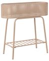 Plant Stand LINNAEA 60 cm Metal Beige