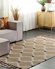 Rug ORENCIK Beige 160 x 230 cm Jute_1183623