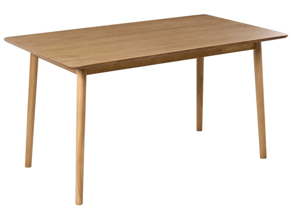 Dining Table ELVYN Light Oak 140 cm 80 cm
