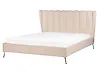 Sänky Sametti MIRIBEL 160 x 200 cm Beige
