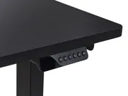 Electric Adjustable Corner Desk DESTINES 160 cm 109 cm Black Left Hand_927788