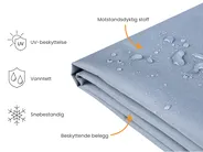 Regntrekk CHUVA 210 cm 45 cm 45 cm Grå_929787