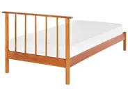 Bed Pine Wood BARRET 90 x 200 cm (EU Single) Brown_945889