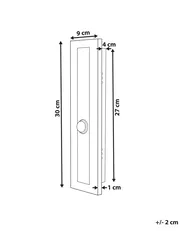 Outdoor LED Wall Light ROSALIE Gold_866541