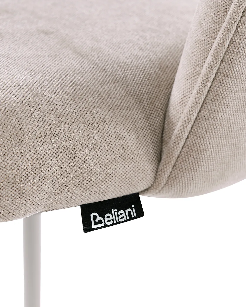 Ruokatuolisetti 2 kpl COVELO Chenille Beige_1168835