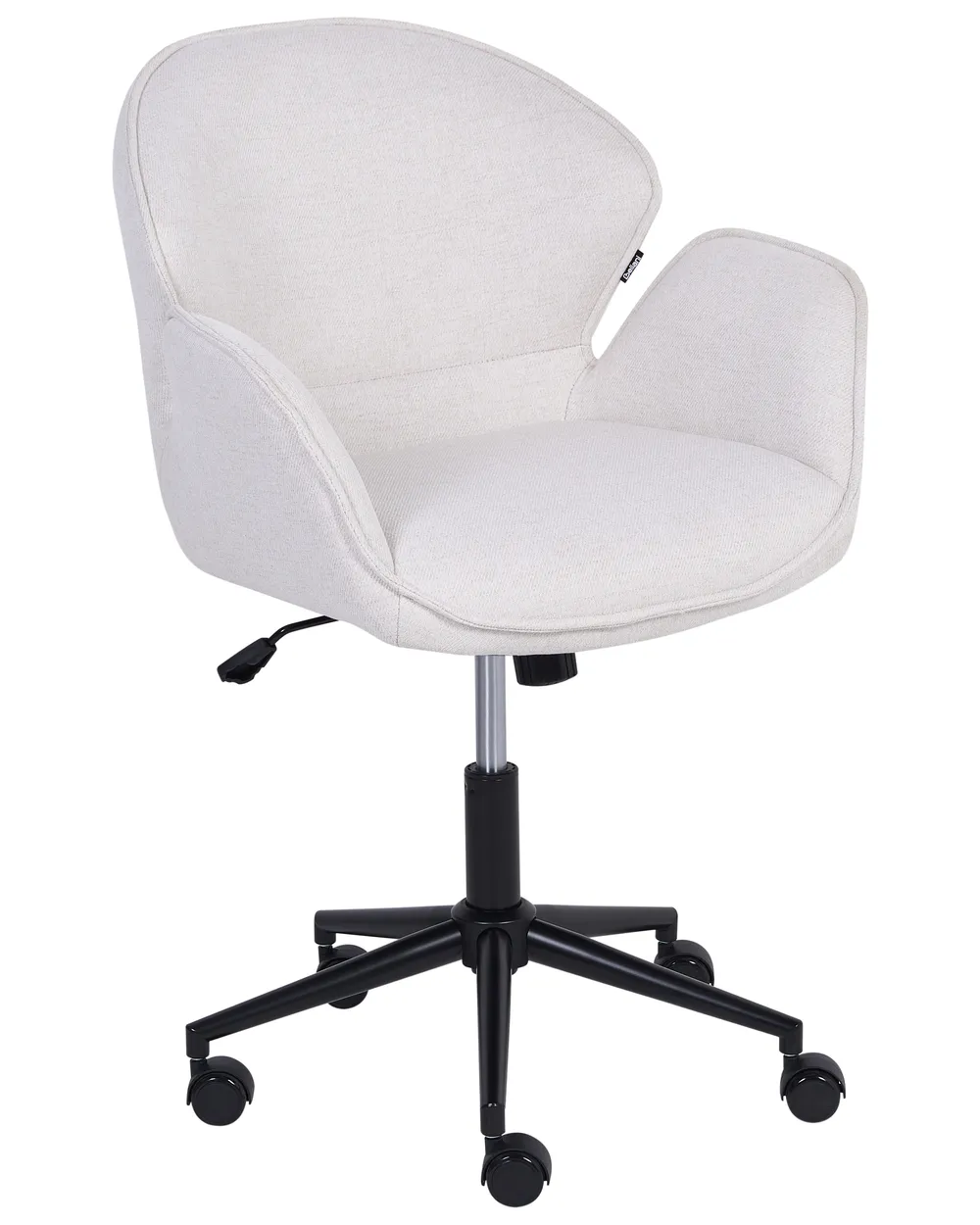 Desk Chair BELMAR Fabric Off-White