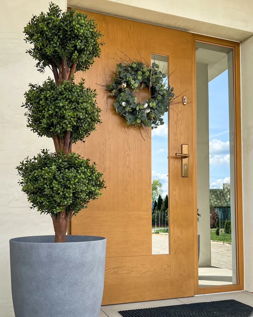 Konstgjord växt BUXUS BALL TREE 120 cm Grön_923018