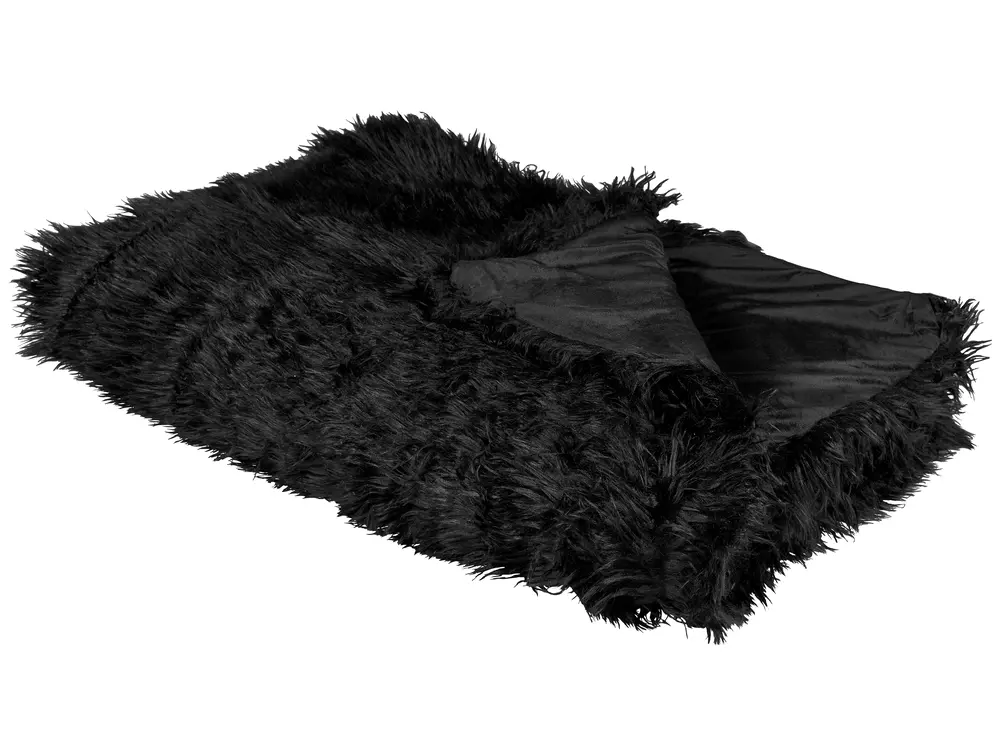 Bedspread DELICE 150 x 200 cm Black