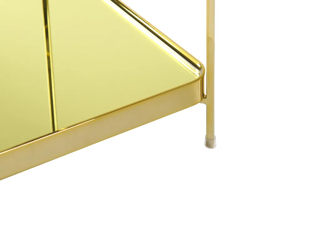 Side Table ALSEA Tempered Glass Gold_771482