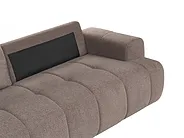Sofa 3-seter NARILLA Bouclé Gråbrun_1161476