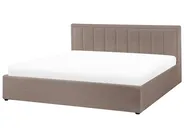 Ottoman Bed MONTLAUR Boucle Taupe 180 x 200 cm (EU Super King)_958614
