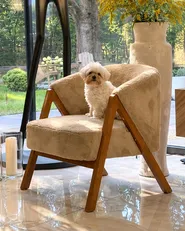 Armchair SKEI Faux Fur Beige_1165047